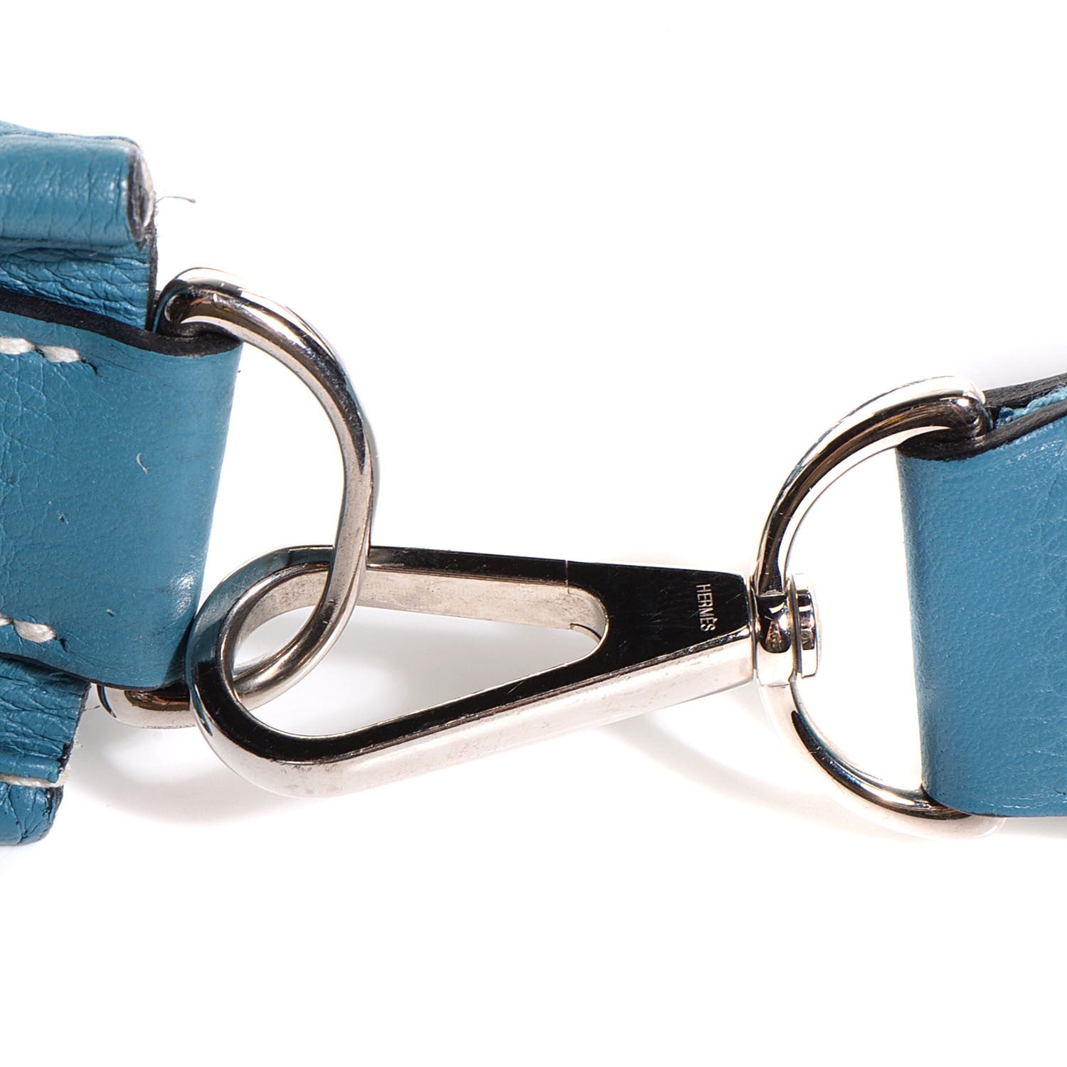 Hermes Taurillon Clemence Evelyne III PM Blue Jean 11 of 12