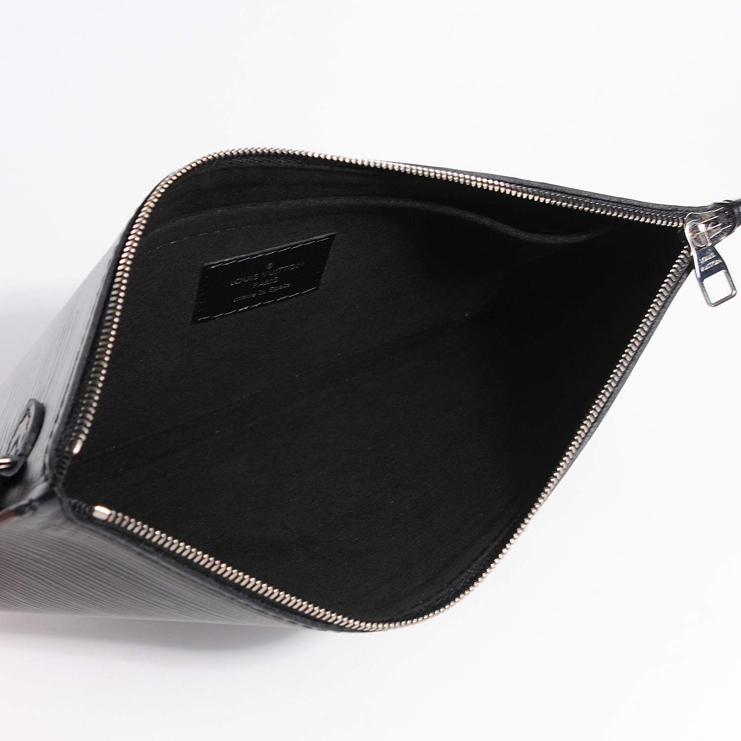 Louis Vuitton Epi Neverfull Pochette MM GM Black 5 of 7