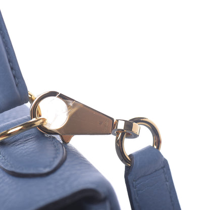 Hermes Togo Kelly Retourne 25 Azur 39 of 41