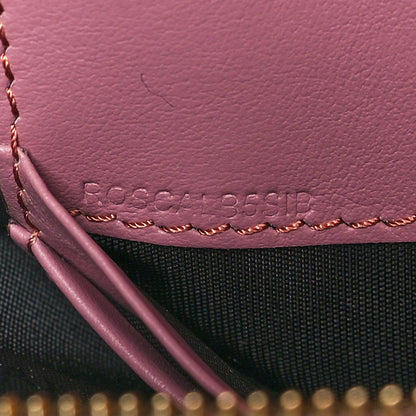 Burberry Haymarket Check Peyton Crossbody Clutch Bag Dusty Pink 8 of 11