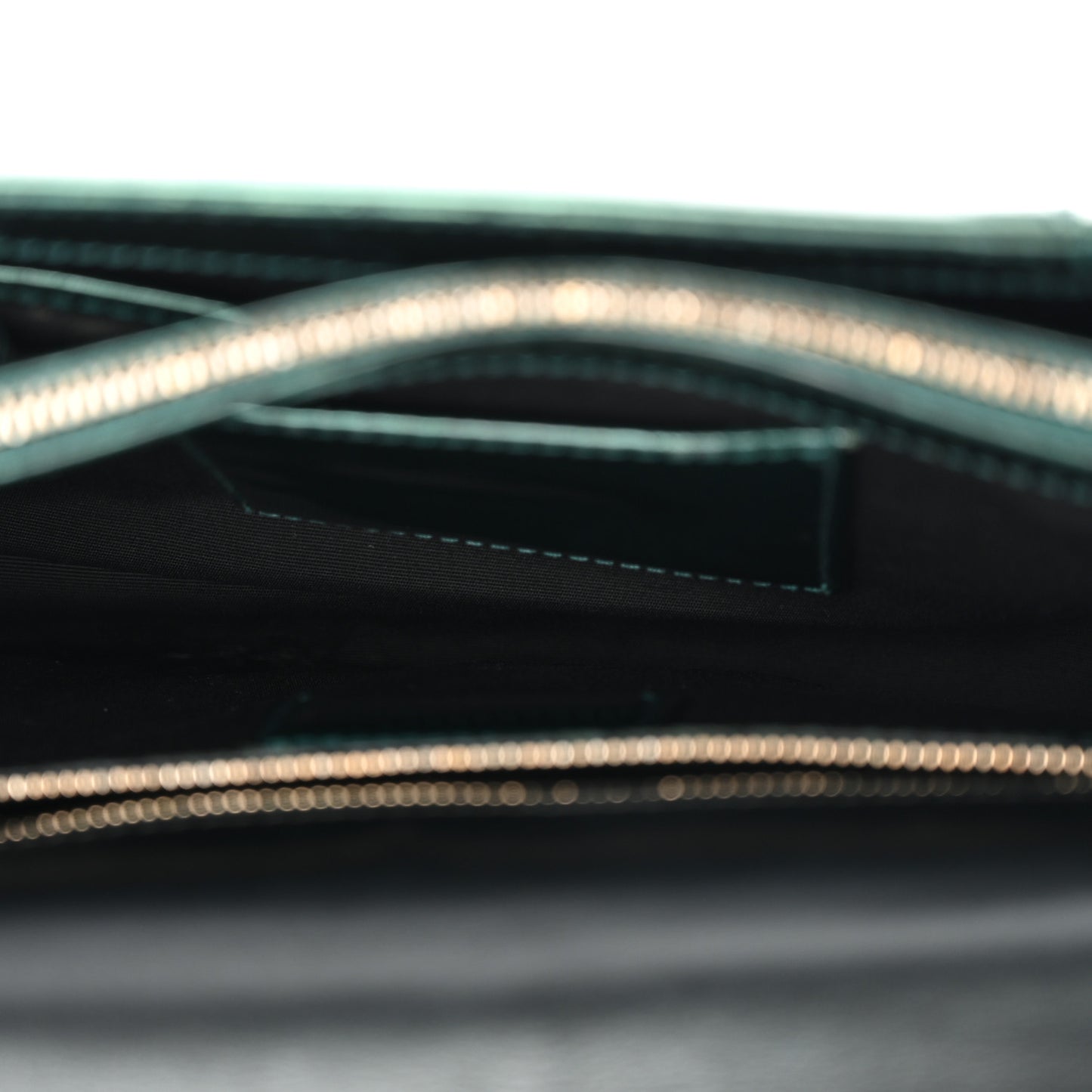 Iridescent Calfskin Serpenti Forever Shoulder Bag Emerald Green
