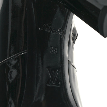 Louis Vuitton Patent Silhouette Ankle Boots 39 Black 7 of 7