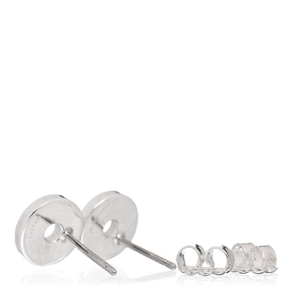 Tiffany Sterling Silver Atlas Round Earrings 3 of 4