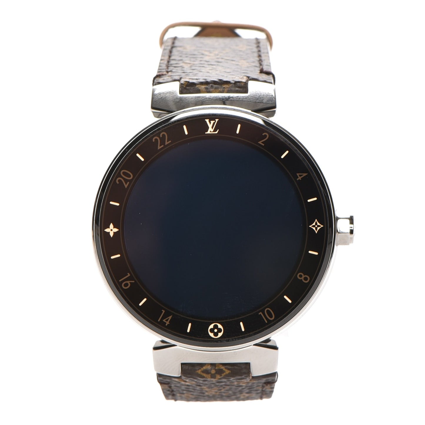 Stainless Steel Monogram Tambour Horizon 42mm Smartwatch