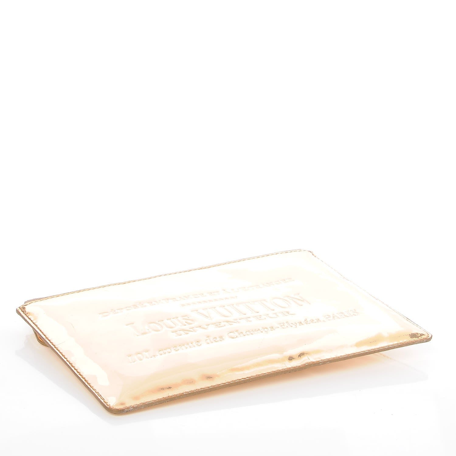 Louis Vuitton Monogram Miroir Inventeur Pochette Plat Dore Gold 4 of 7