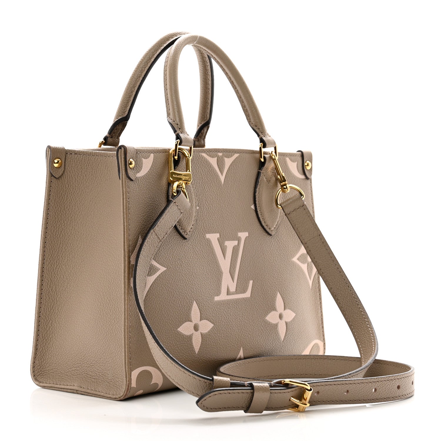 Louis Vuitton LOUIS VUITTON Empreinte Monogram Giant Onthego PM Tourterelle Creme 3 of 9