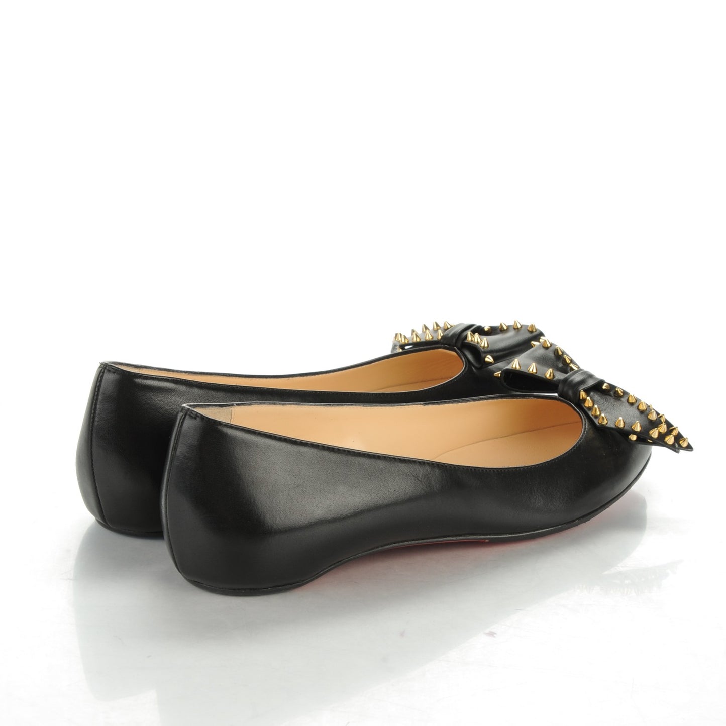 Nappa Ballalarina Flats 37 Black