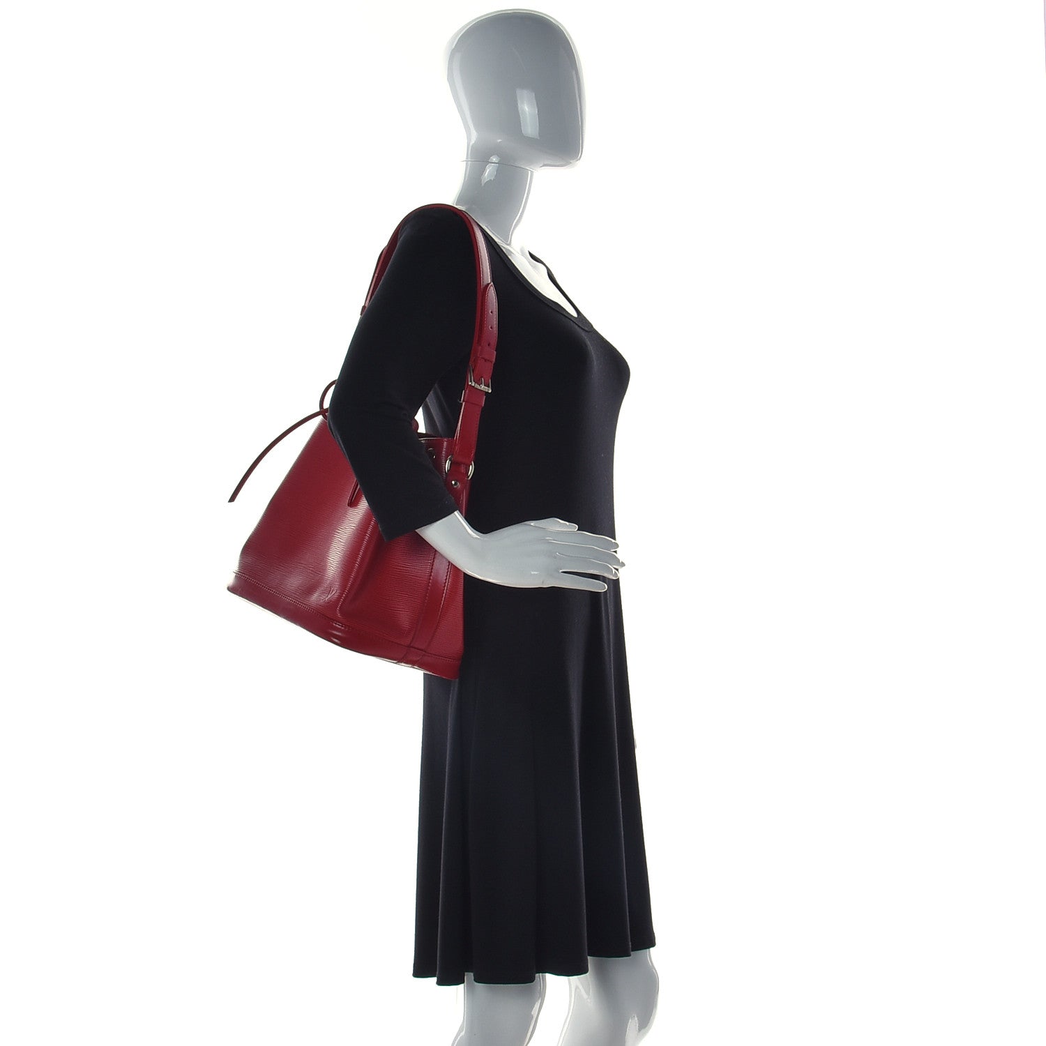Louis Vuitton Epi Petit Noe NM Carmine 2 of 22