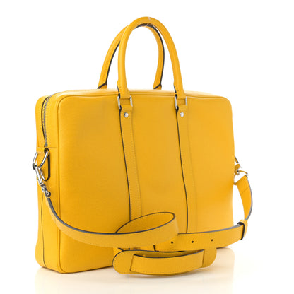 Louis Vuitton Taiga Porte Documents Voyage PM Yellow Altair 3 of 13