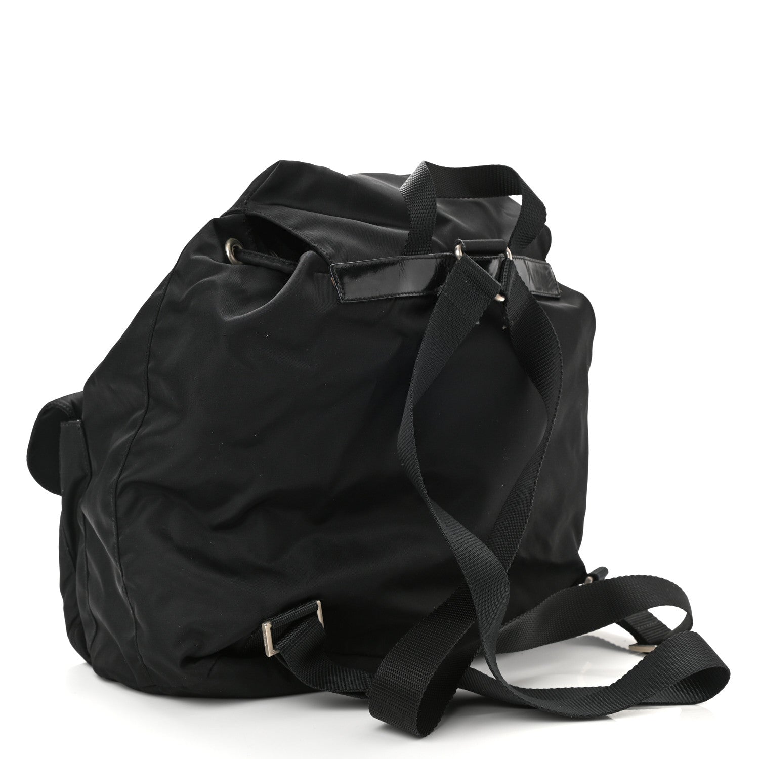 Prada Nylon Vela Medium Backpack Black 3 of 9