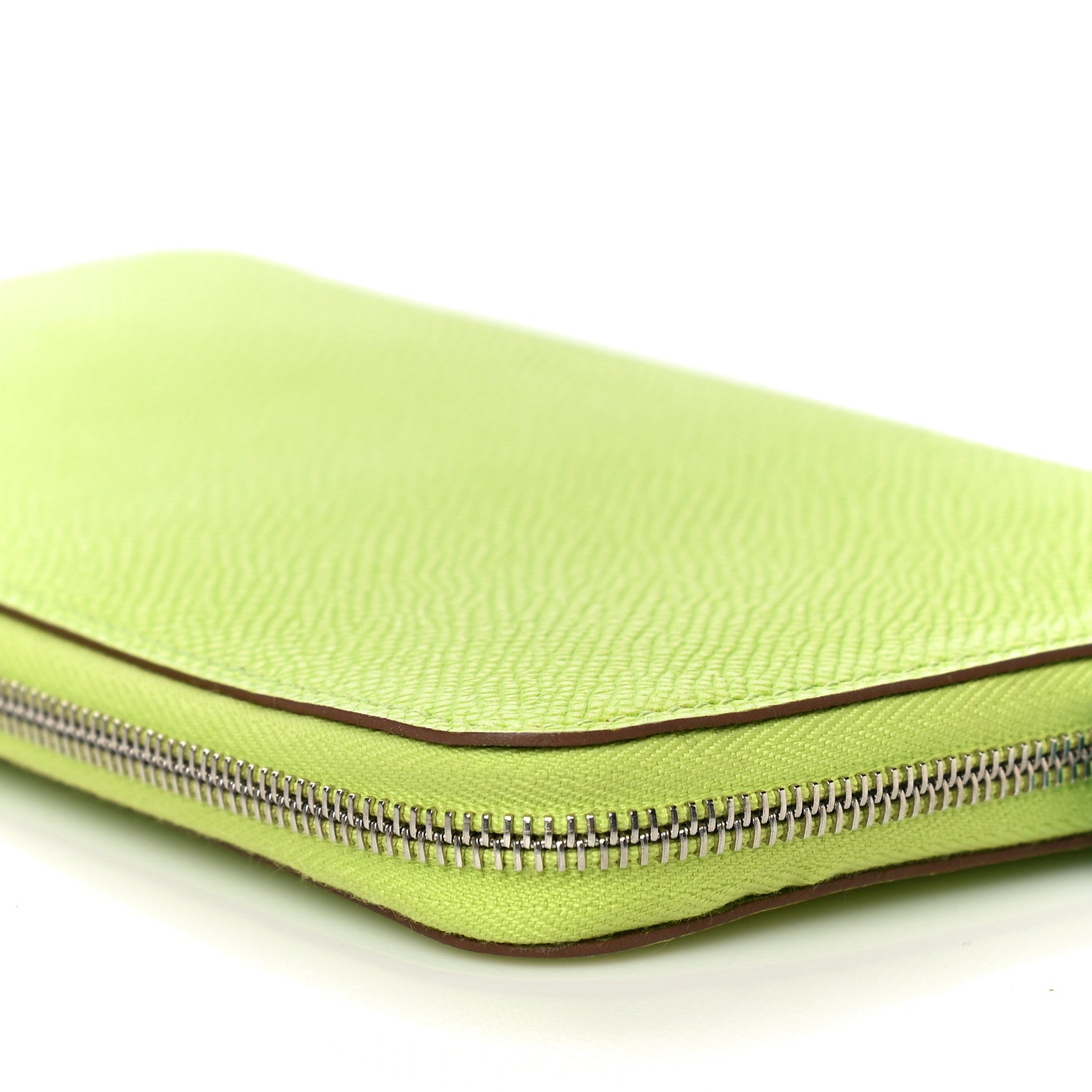 Hermes Epsom Silk'In Wallet Kiwi Lichen 11 of 16