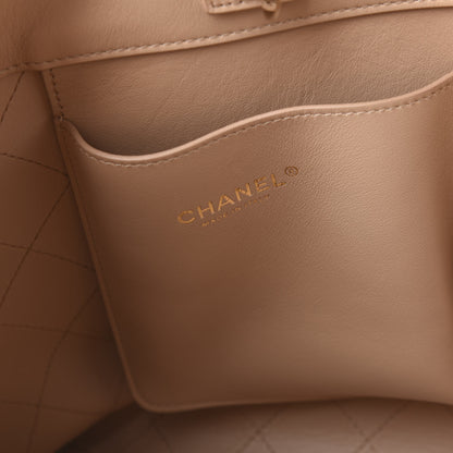 Chanel Calfskin Large Serial Shopper Tote Beige 9 of 11