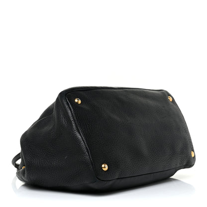 Prada Vitello Daino Tote Nero Black 3 of 16