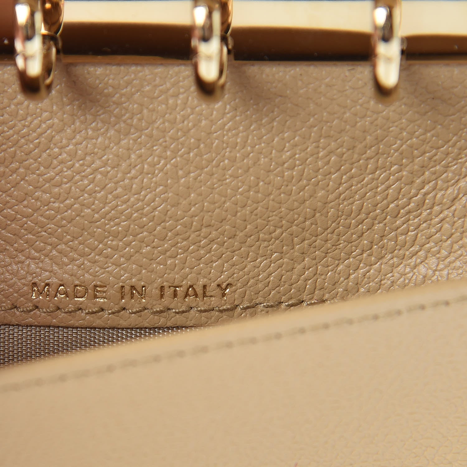 Chanel Grained Calfskin CC Button Pocket Agenda Cover Beige 7 of 8