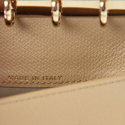 Chanel Grained Calfskin CC Button Pocket Agenda Cover Beige 7 of 8