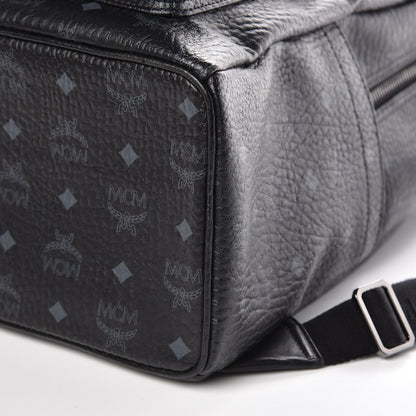 MCM Visetos Medium Stark Backpack Black 9 of 10