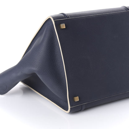 Celine Baby Grained Calfskin Medium Phantom Luggage Navy 6 of 9