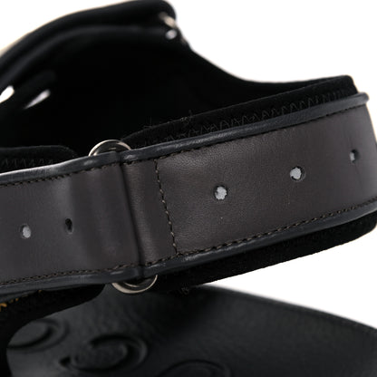 Gucci X SEGA Nappa Mesh Mens Aguru Sandals 9 Loess Black 8 of 9