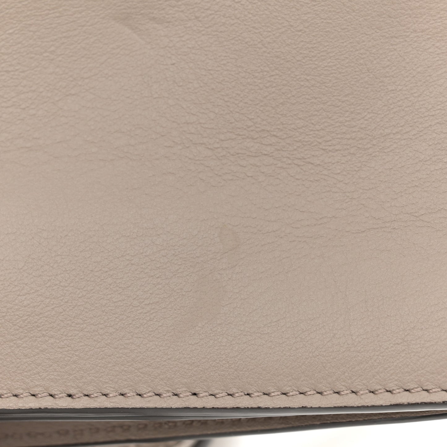 Suede Calfskin Mini Faye Bracelet Bag Motty Grey