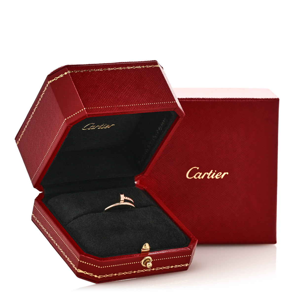 Cartier 18K Pink Gold Small Juste Un Clou Ring 50 5.25 6 of 6