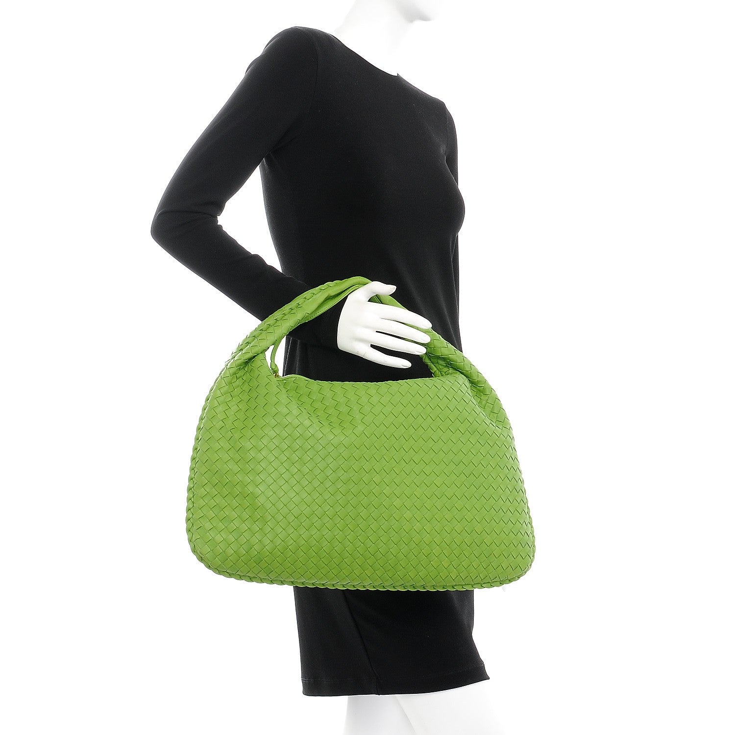 Bottega Veneta Nappa Intrecciato Large Veneta Hobo Mela 2 of 9