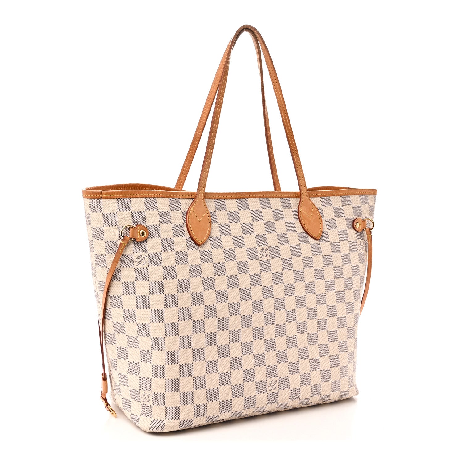 Louis Vuitton Damier Azur Neo Neverfull MM Rose Ballerine 3 of 12