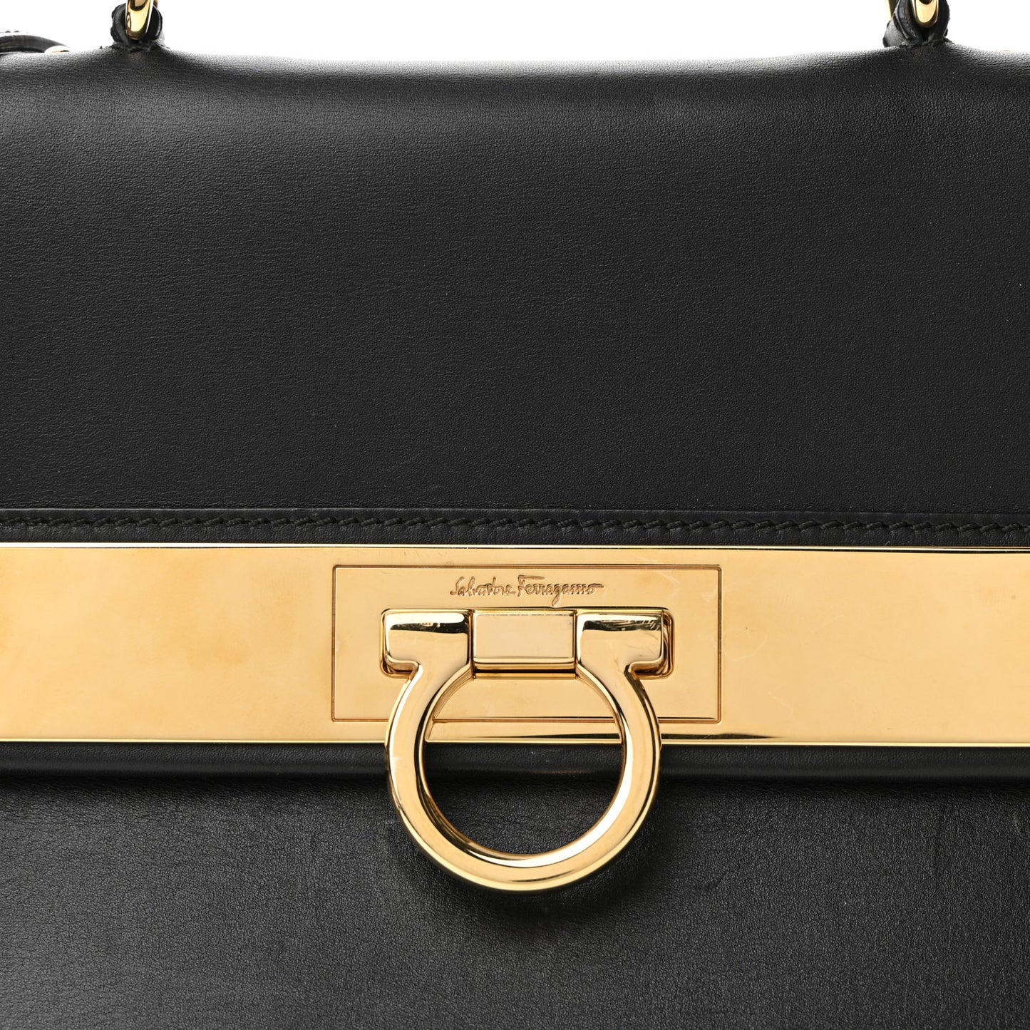 Calfskin Sofia Shoulder Bag Black