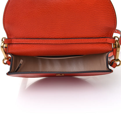 Chloe Calfskin Small Nile Bracelet Minaudiere Bag Sepia Red 5 of 12
