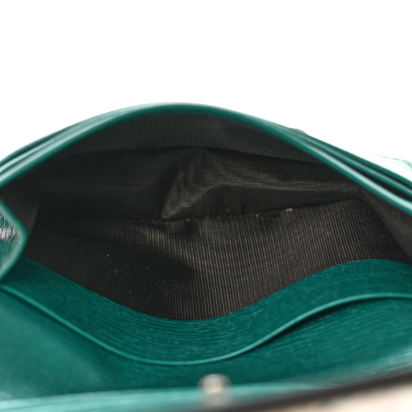 Shangai Calfskin Blooms Print Card Case Wallet Clear Bright Emerald Multicolor