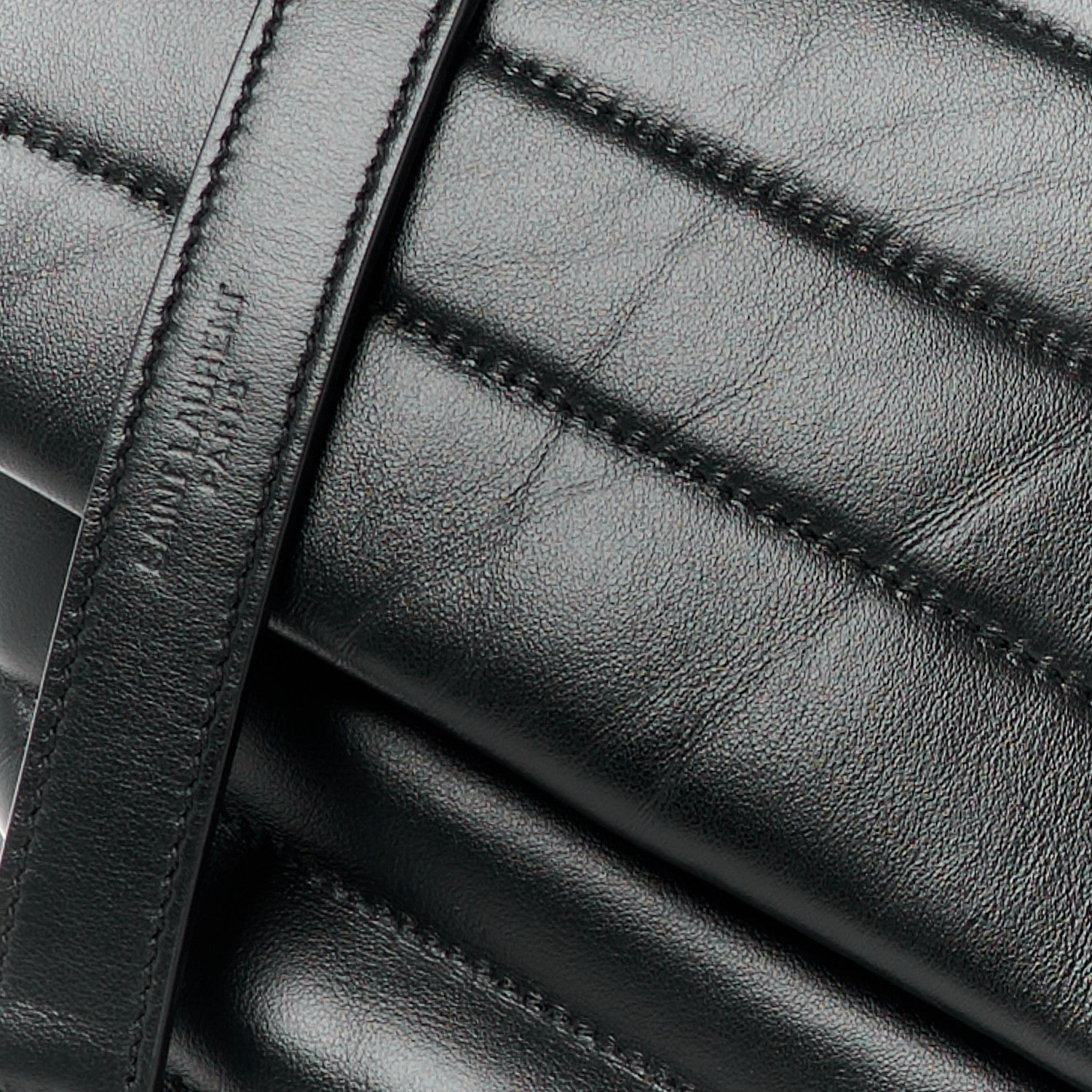 Saint Laurent Calfskin Y Quilted Monogram Medium Loulou Chain Satchel Black 9 of 11
