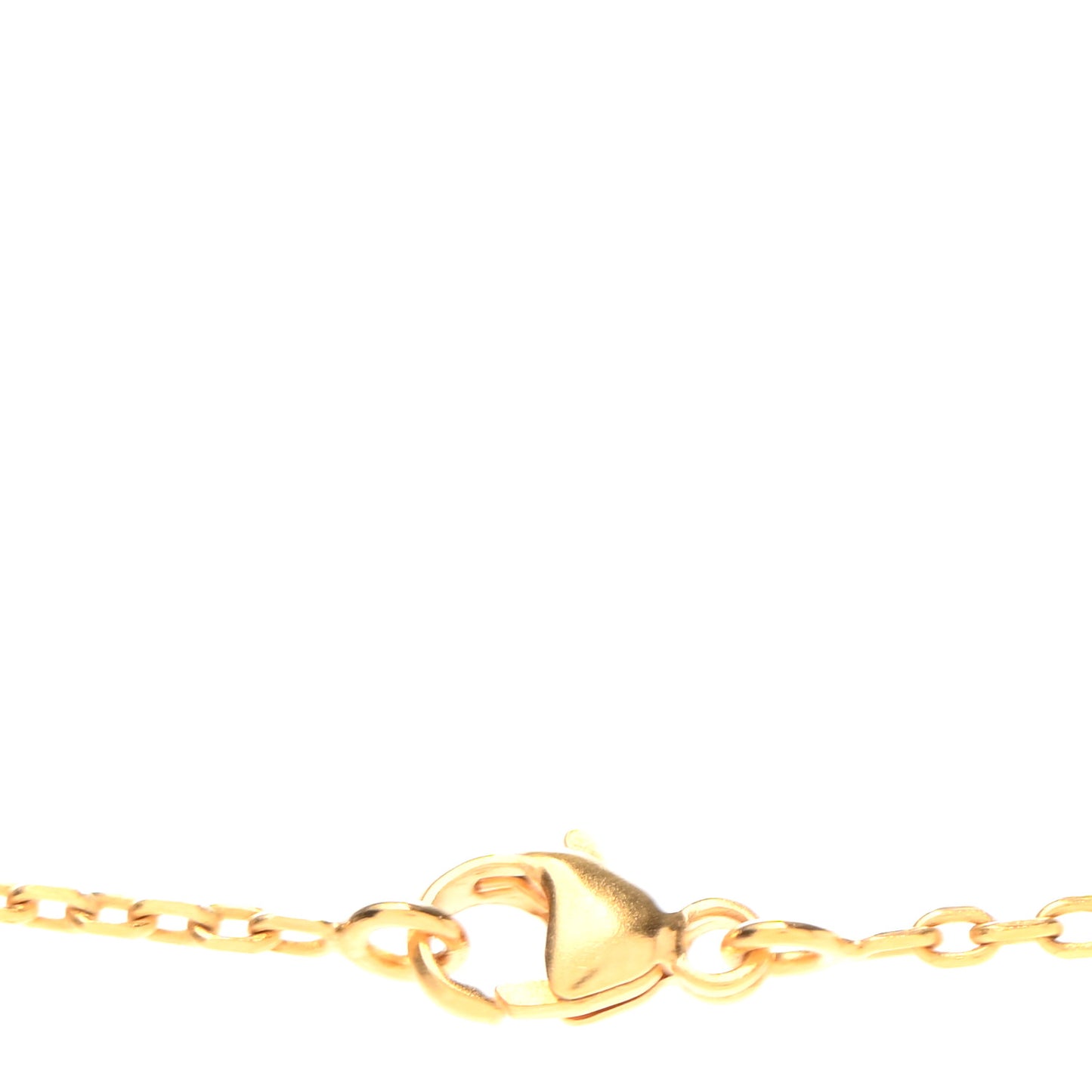 Lacquered Rose Gold Pop H Pendant Necklace Rose Dragee