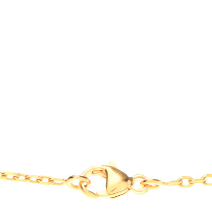 Hermes Lacquered Rose Gold Pop H Pendant Necklace Rose Dragee 4 of 6