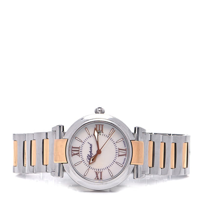 Chopard Stainless Steel 18K Rose Gold Mother of Pearl 28mm Imperiale Quartz Watch 2 of 5