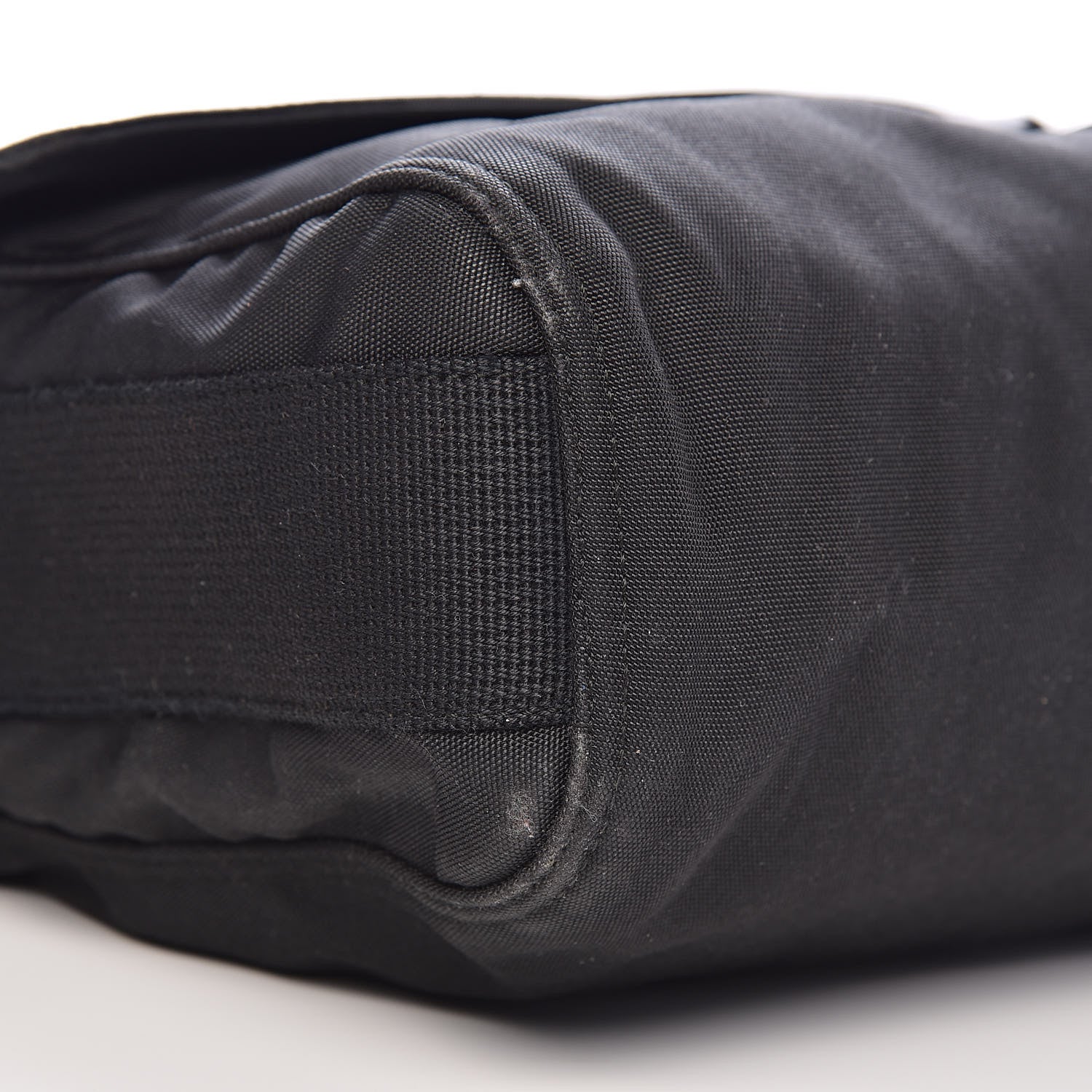 Gucci Canvas Web Medium Single Buckle Flap Messenger Bag Black 10 of 12