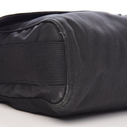Gucci Canvas Web Medium Single Buckle Flap Messenger Bag Black 10 of 12