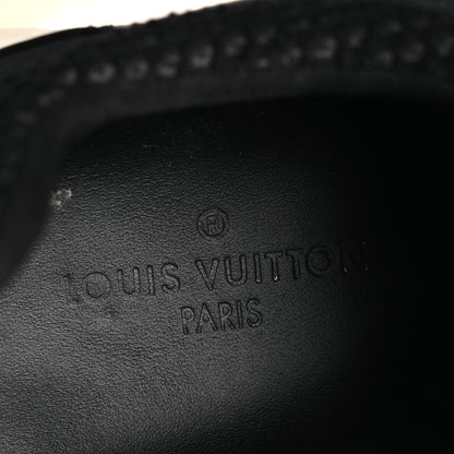 Louis Vuitton Technical Nylon Monogram Rubber Aftergame Sneakers 37 Black 9 of 11