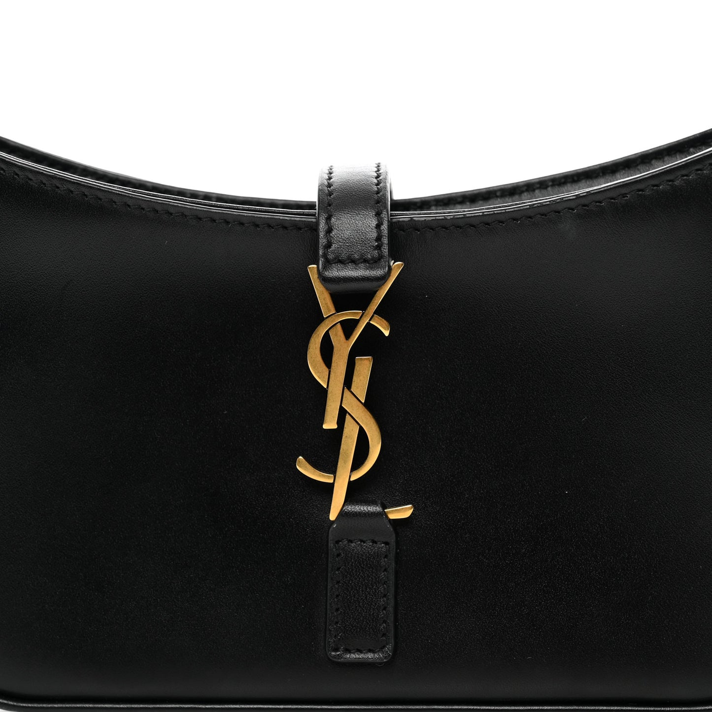 Smooth Calfskin Le 5 A 7 Mini Hobo Black