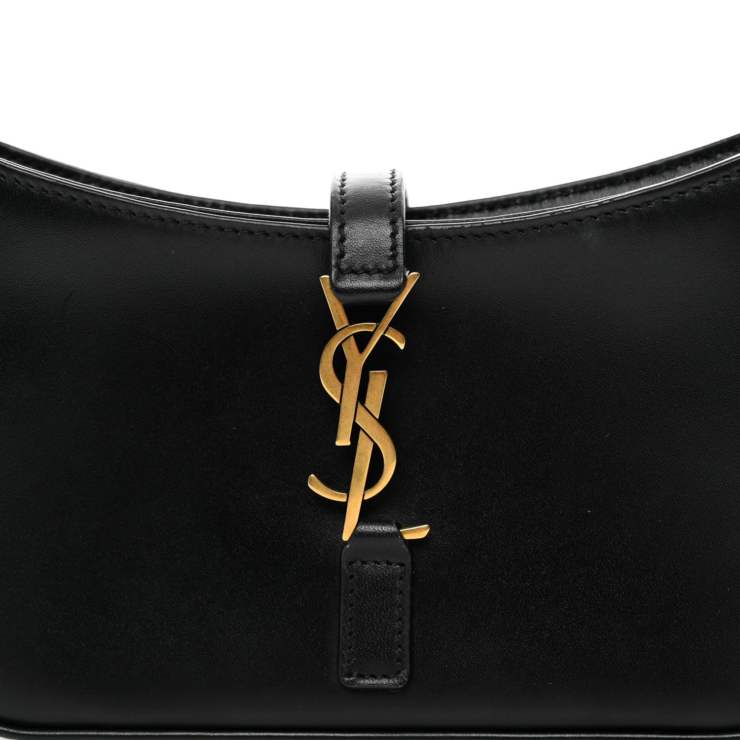 Saint Laurent Smooth Calfskin Le 5 A 7 Mini Hobo Black 6 of 9