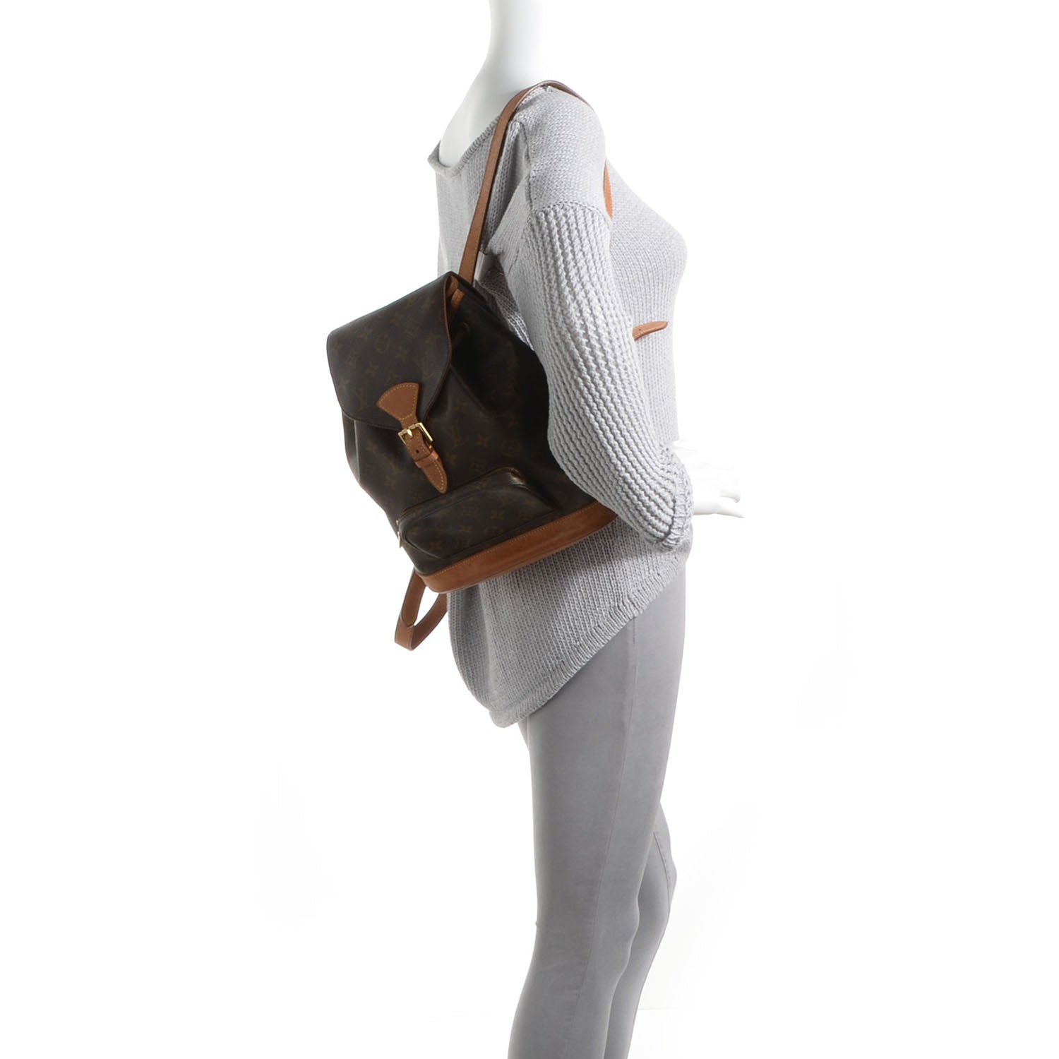 Louis Vuitton Monogram Montsouris MM Backpack 2 of 7