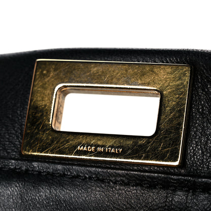 Fendi Nappa Mini Peekaboo Iconic Satchel Black 7 of 13