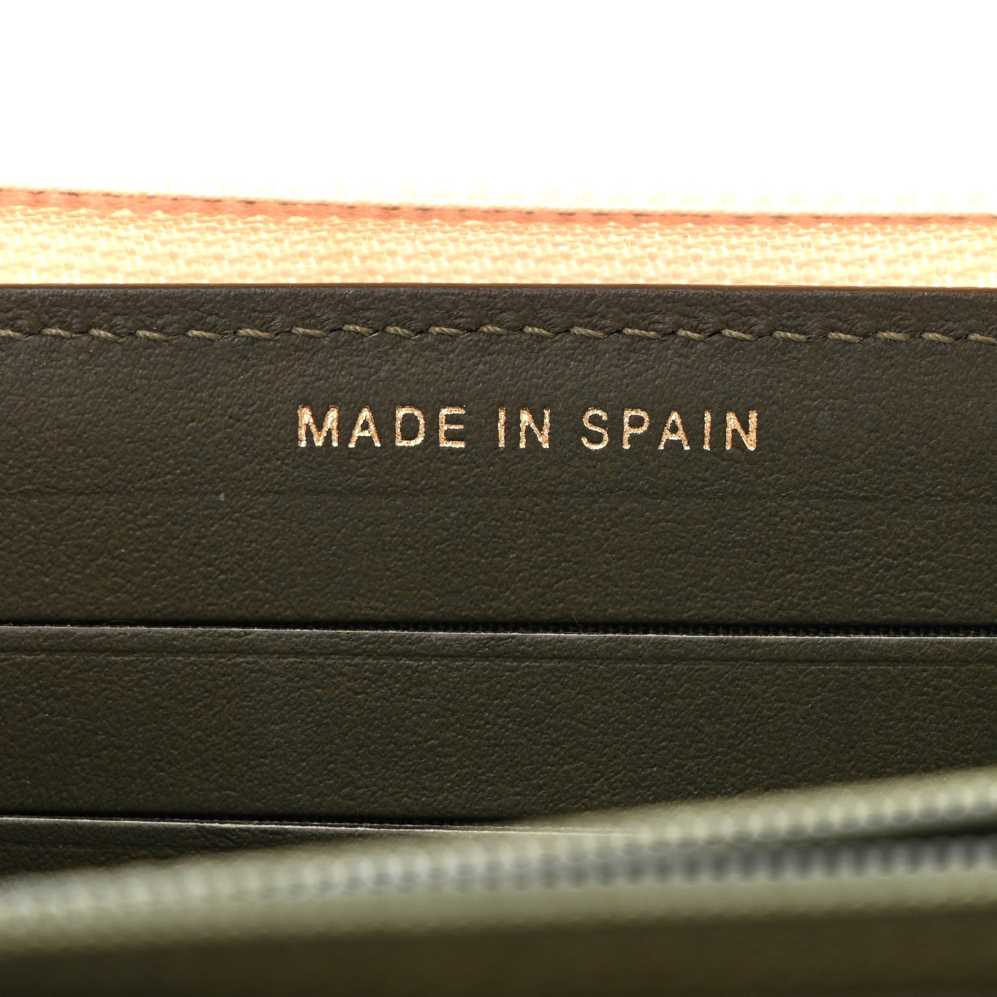 Caviar Quilted Small Boy Zip Around Wallet Beige