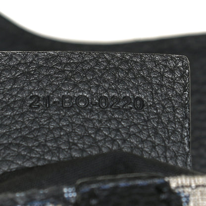 Christian Dior Oblique Saddle Pouch Blue 6 of 11