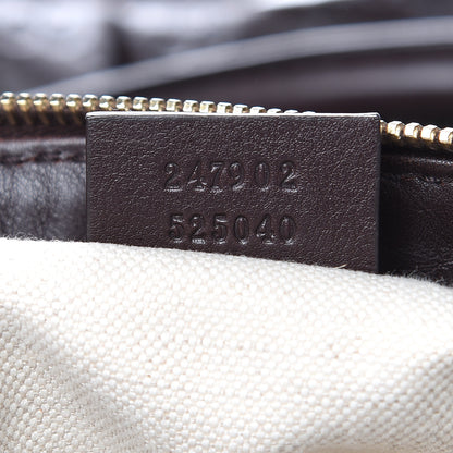 Gucci Guccissima Medium Sukey Top Handle Bag Dark Brown 7 of 12