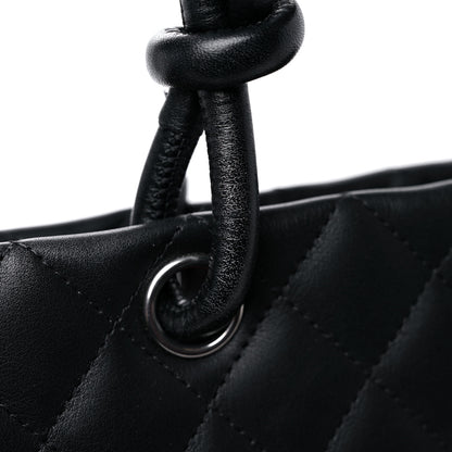 Chanel Calfskin Quilted Large Cambon Tote Black 16 of 17