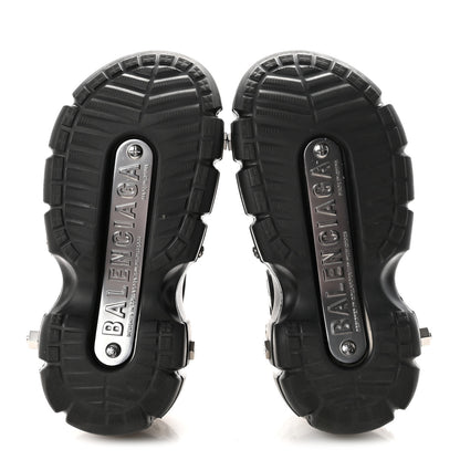 Balenciaga X CROCS Rubber Hardcroc Platform Sandals 39 Black 6 of 8