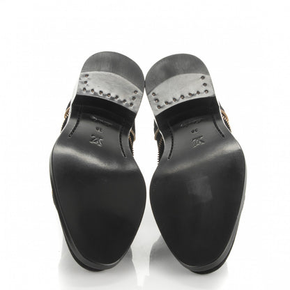 Louis Vuitton Suede Tomboy Richelieu Oxford Flats 38 Black 5 of 7