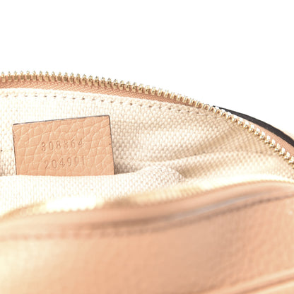 Gucci Pebbled Calfskin Small Soho Disco Bag Rose Beige 7 of 11