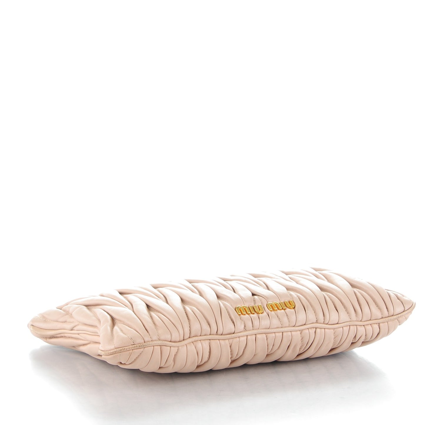 Nappa Matelasse Clutch Cammeo