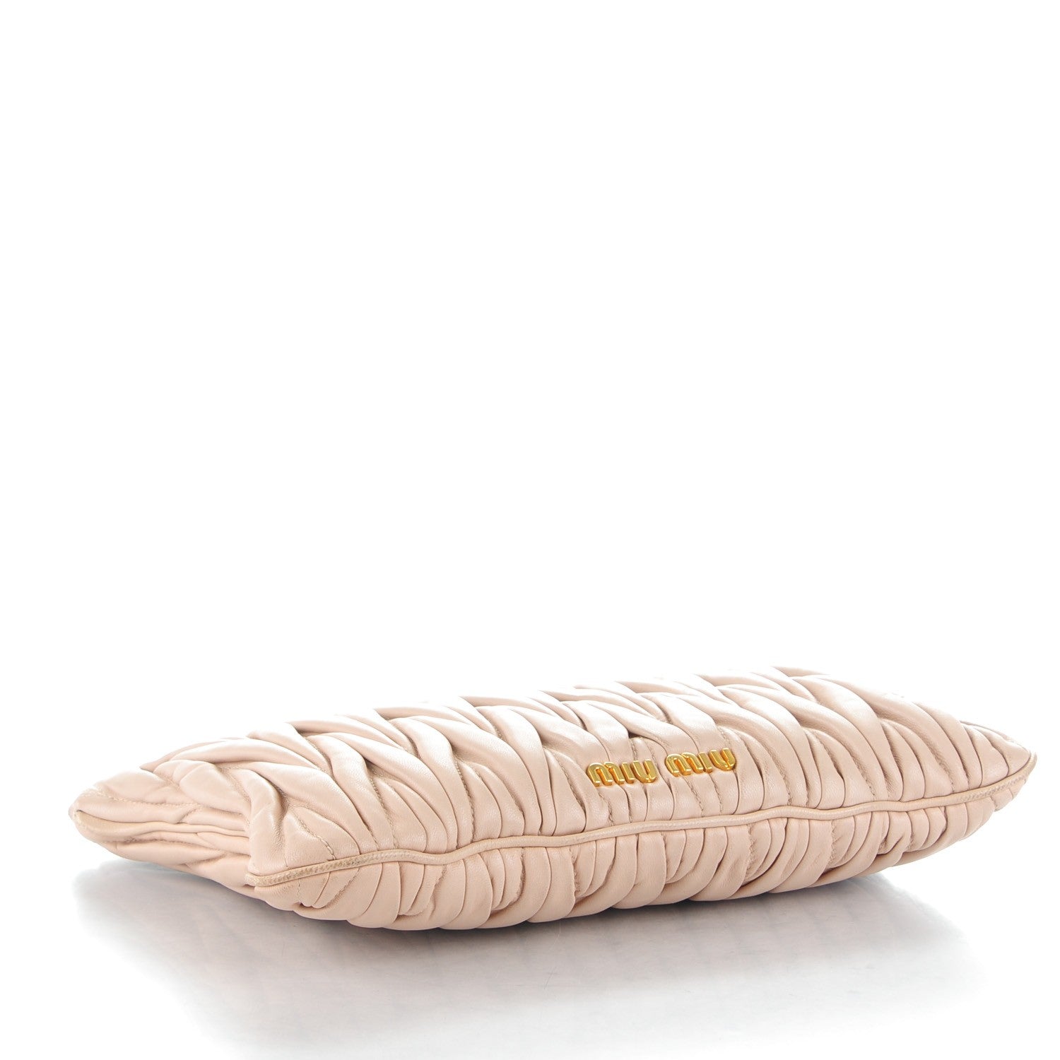 Miu Miu Nappa Matelasse Clutch Cammeo 4 of 8