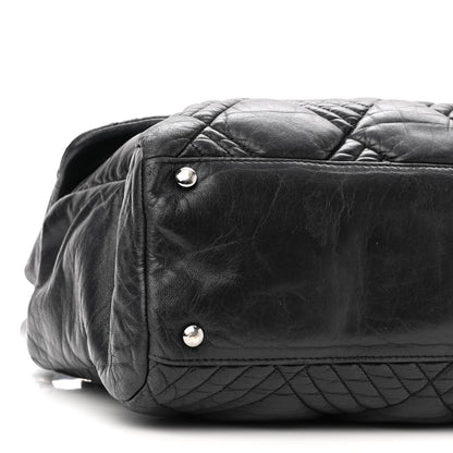 Chanel Lambskin In and Out XL Maxi Flap Black 9 of 10